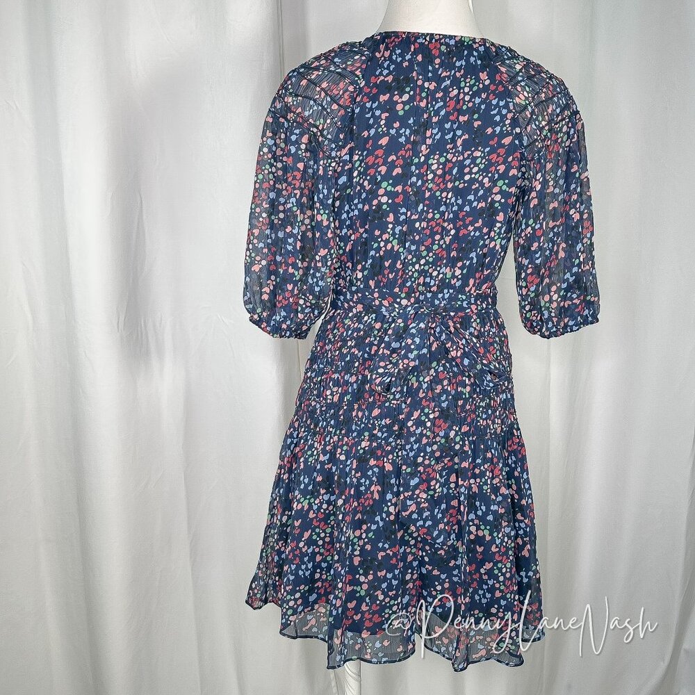 Ted Baker Casadee Smock Panel Wrap Mini Dress Size 1/S - Picture 11 of 14